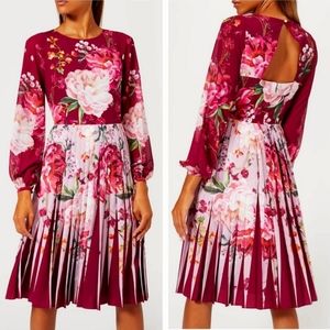 Ted baker floral dress ted size 4